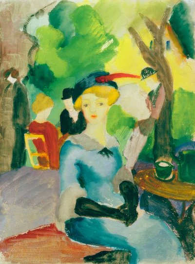 Figures in the Park by August Macke